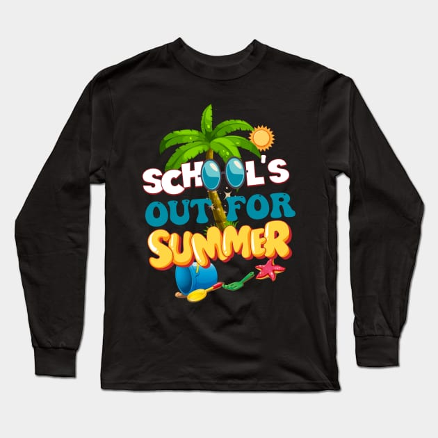 School's Out For Summer Long Sleeve T-Shirt by TeeGuarantee